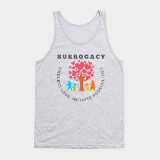 Surrogacy Endless love infinite possibilities surrogate mother Mother's Day gift Tank Top